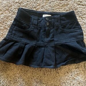 PacSun Black Ruffled Mini Skirt with Ruffled Hem